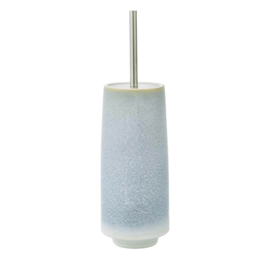 Badaccessoires in Blau: WC-Bürste: Die WC-Bürste "Figo Ice" von Aquanova in Blau ist ein moderner Blickfang für Bad und Gäste-WC.