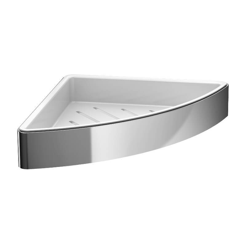 Eck-Duschkorb oder Duschablage für die Ecke, Modell Emco Loft.