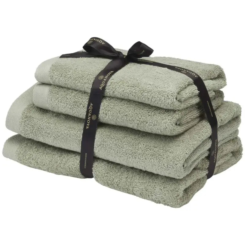 Handtuch Set Rio Bundle Aquanova – Thyme Grün, Bio-Baumwolle GOTS