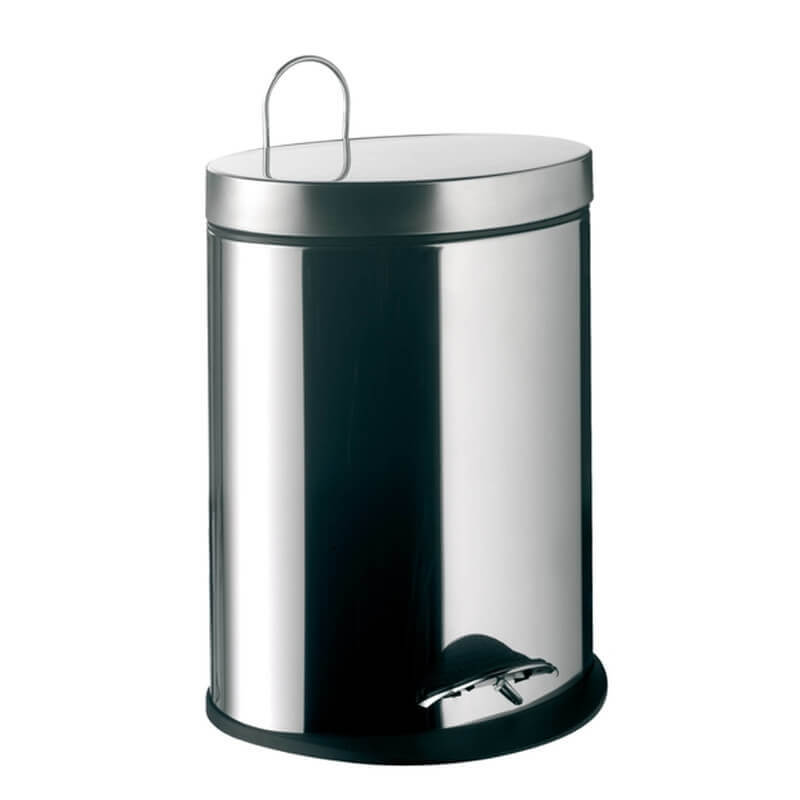 Ovaler Kosmetikeimer von Emco, 5 Liter, Edelstahl: Elegante Form für Ihr Badezimmer – dieser Kosmetikeimer von Emco ist ein stilvolles Accessoire.