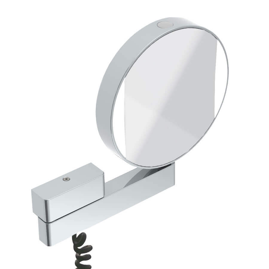 Beleuchteter Schminkspiegel von Emco: Dieser Schminkspiegel mit 3-7facher Vergrößerung und LED-Licht ist ein unverzichtbarer Helfer für Ihr tägliches Make-up.