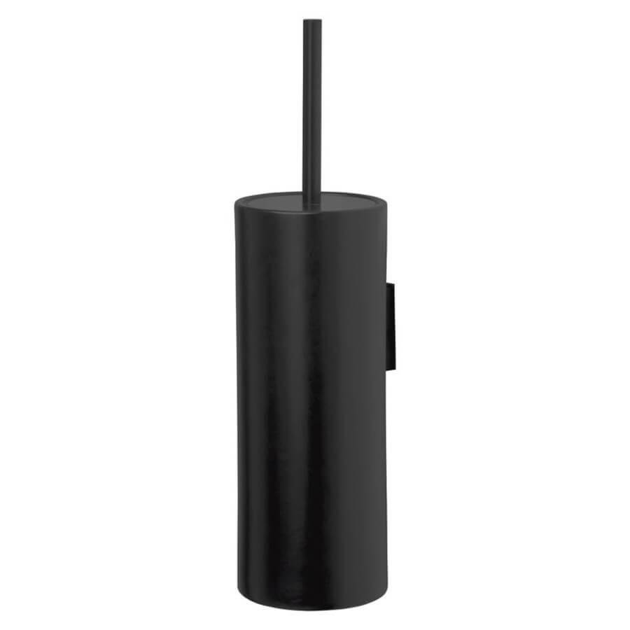 Aquanova Forte Schwarze WC-Bürste für Wandmontage: Moderne schwarze WC-Bürste für Ihr Badezimmer.