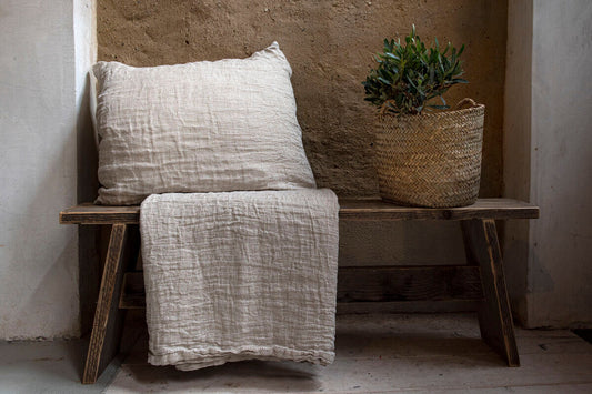 Passion for Linen Cleo Tagesdecke/Leinenüberwurf/Bettdecke: Hochwertige Decke für Ihr Zuhause.