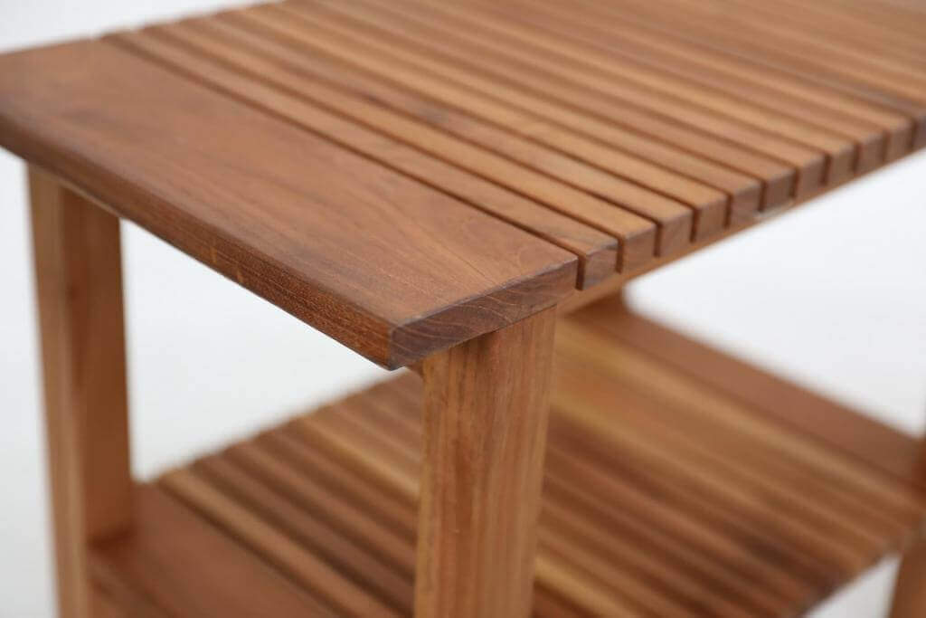 Stilvoller Teakholz-Couchtisch/Beistelltisch: Natürliche Eleganz für Ihr Zuhause.