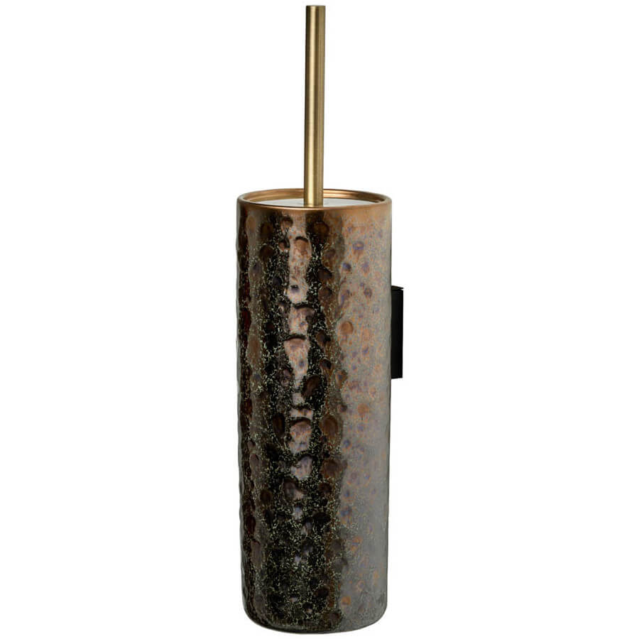 Aquanova Ugo Wand-WC-Bürste, Vintage Bronze: WC-Garnitur im Antik-Look zur Wandbefestigung.