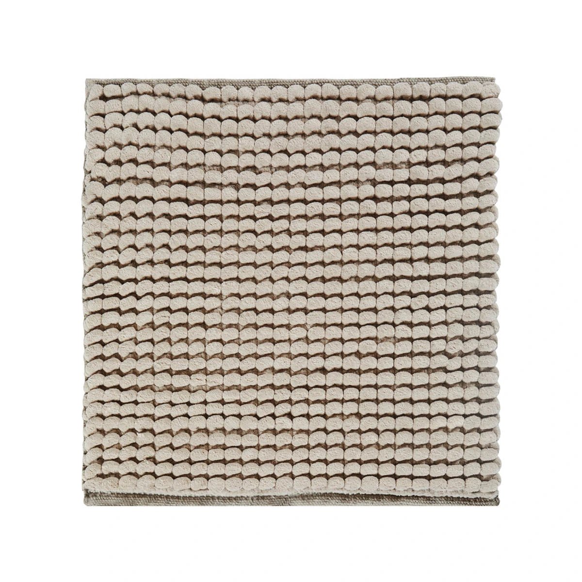 WC-Vorleger Axel in Leinen von Aquanova in 60x60 cm – weicher Badteppich in natürlichem Beigeton für ein modernes und stilvolles Badezimmer.