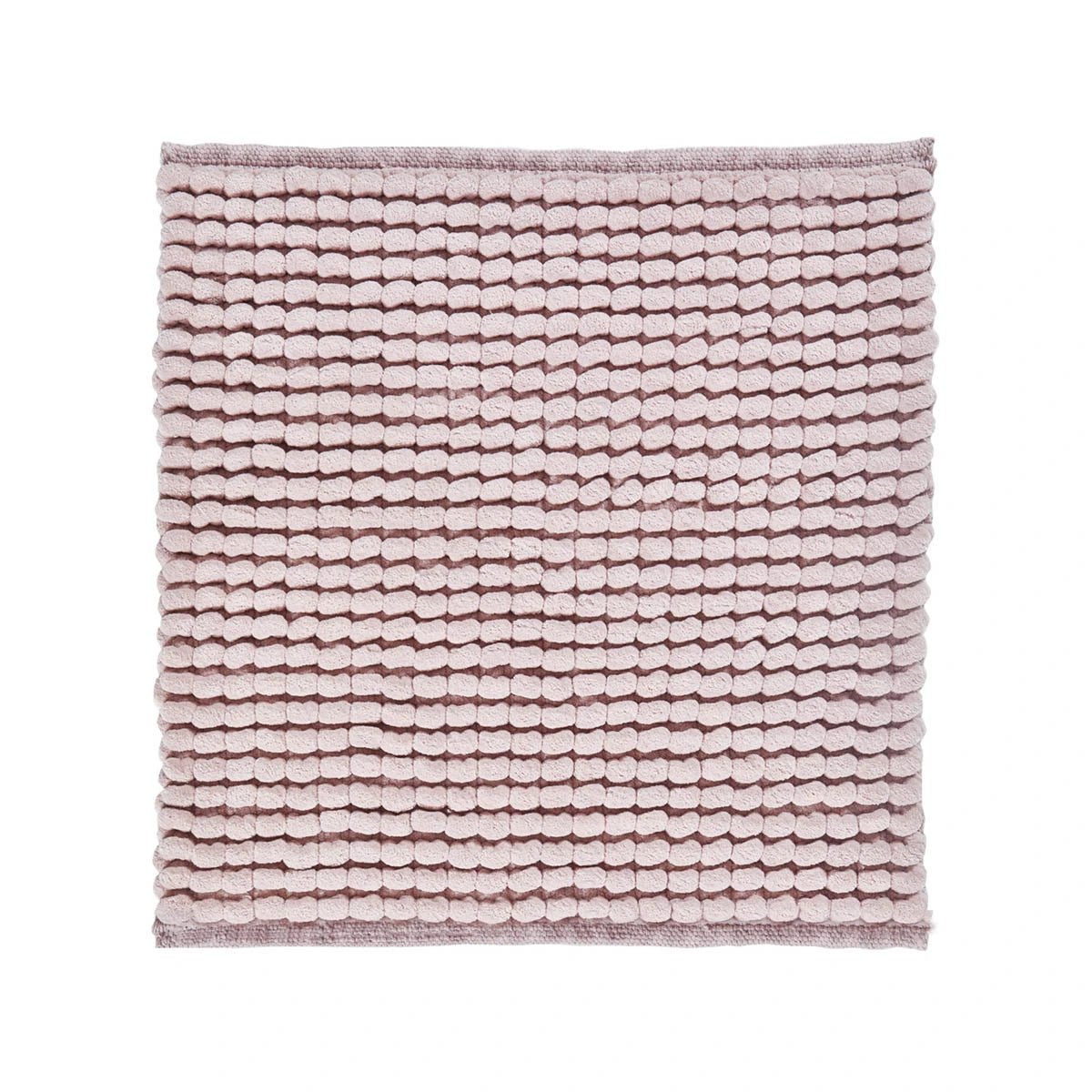 WC-Vorleger Axel in Dusty Pink von Aquanova in 60x60 cm – weicher Badteppich in modernem Altrosa für ein stilvolles Badezimmer.