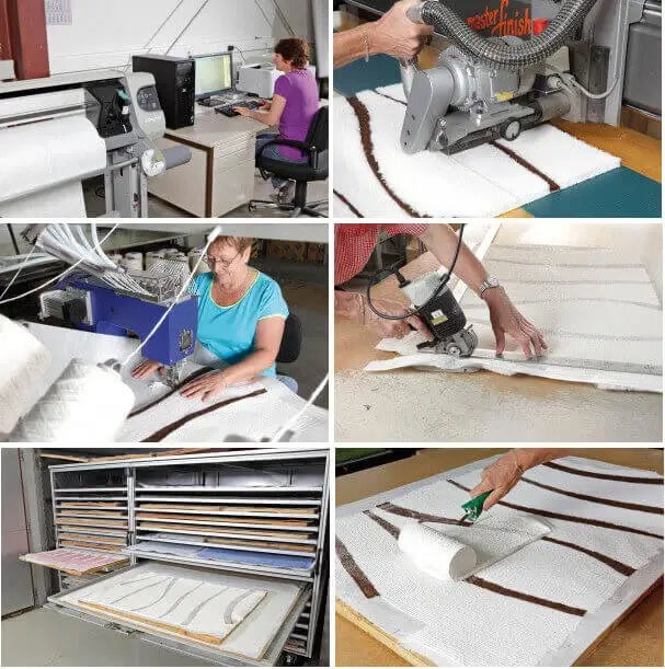Arbeitsschritte zur Herstellung von Teppichen – Detaillierte Anleitung zur Teppichanfertigung, von der Auswahl der Materialien bis zur Fertigstellung des Designs