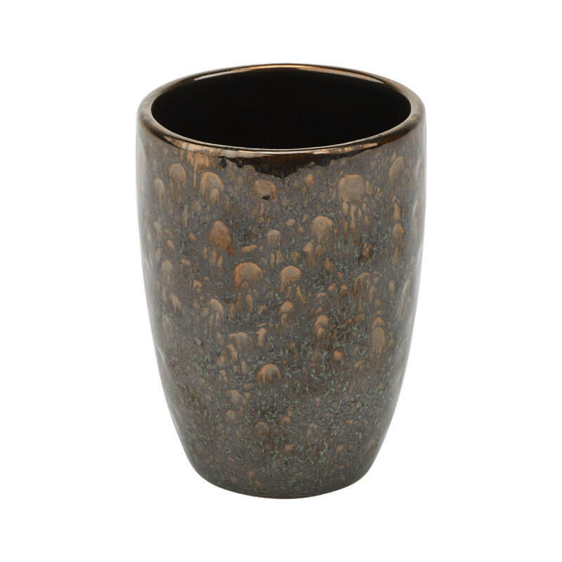 Bad-Set Keramik Vintage Bronze – Zahnbürstenhalter
