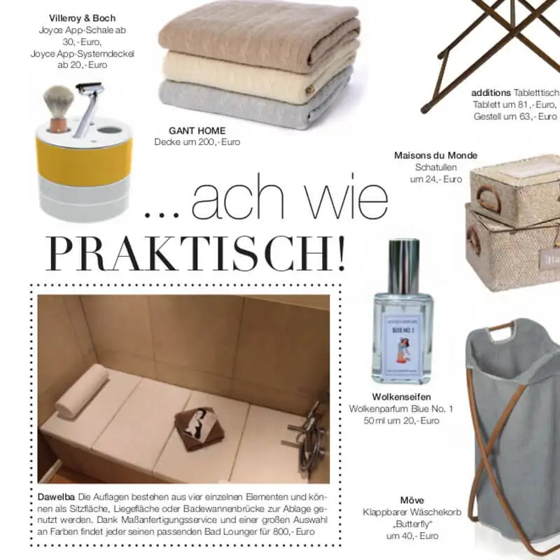 Bad-Lounger & Badewannenauflage aus Magazin – Komfortable und stilvolle Badewannenauflage für entspannende Wellness-Momente, ideal für jedes Badezimmer