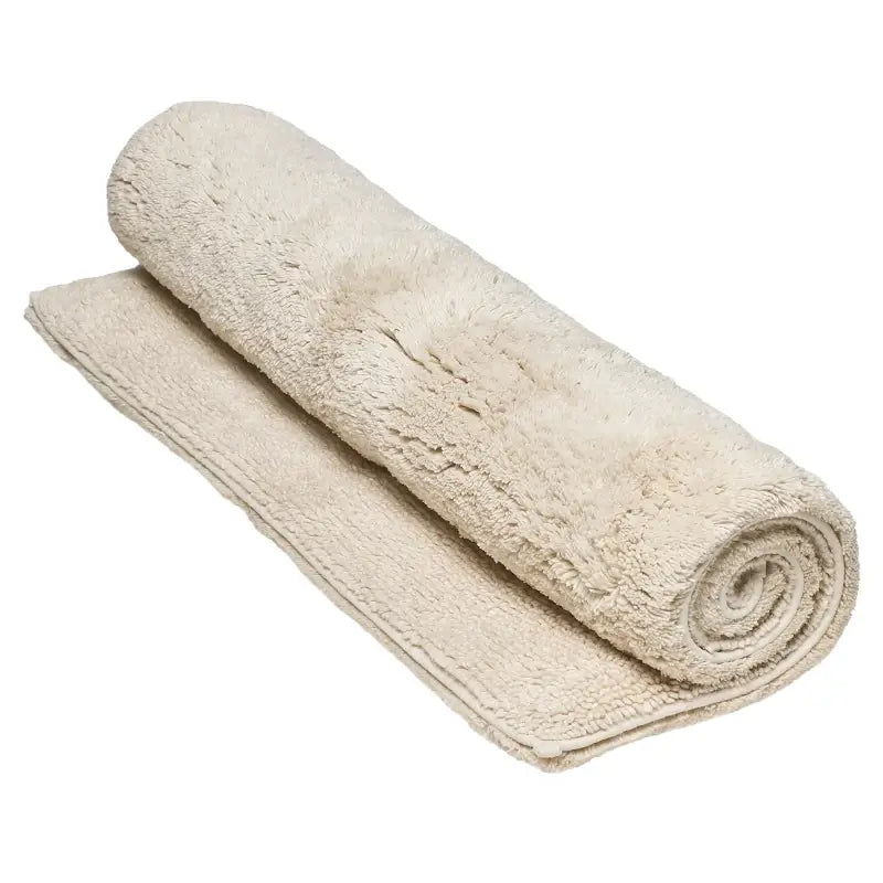 Vandyck Nordic Badematte Desert Beige – schwere Baumwollqualität, beidseitig nutzbar, weich & rutschfest