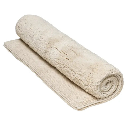 Vandyck Nordic Badematte Desert Beige – schwere Baumwollqualität, beidseitig nutzbar, weich & rutschfest