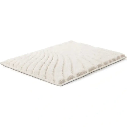 Badematte Caffi in Natur – weicher Hochflor-Badteppich, rutschhemmend