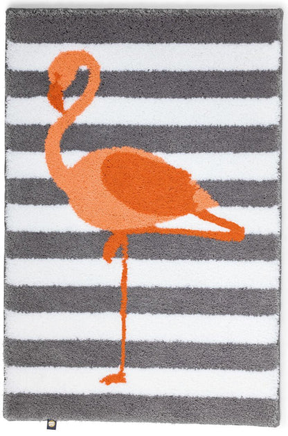 Rhomtuft Flamingo Badezimmerteppich nach Maß: Individuell gefertigter Teppich für Ihr Bad.