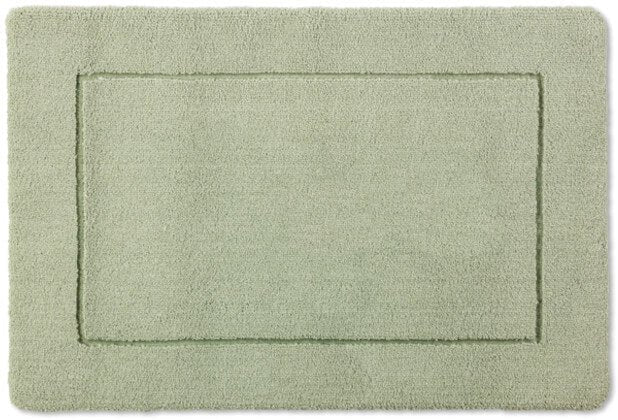 Rhomtuft Badezimmerteppich nach Maß, Bolero-Umrandung, Hoch-Tief, Jade: Hochwertiger Teppich nach Maß für Ihr Badezimmer.
