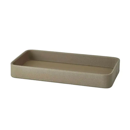 Badtablett Lotus von Aquanova – moderne Ablage für Seifenspender, Kosmetik und weitere Badaccessoires am Waschbecken