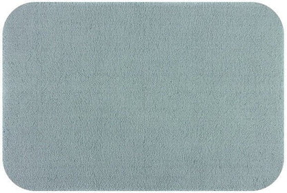 Badteppich/Badezimmerteppich Aspect mit abgerundeten Ecken von Rhomtuft in Aquamarin, frische Farben für ein belebendes Bad.