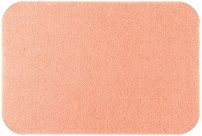 Badteppich/Badezimmerteppich Aspect mit abgerundeten Ecken von Rhomtuft in Peach, sanfte Farben für ein harmonisches Bad.