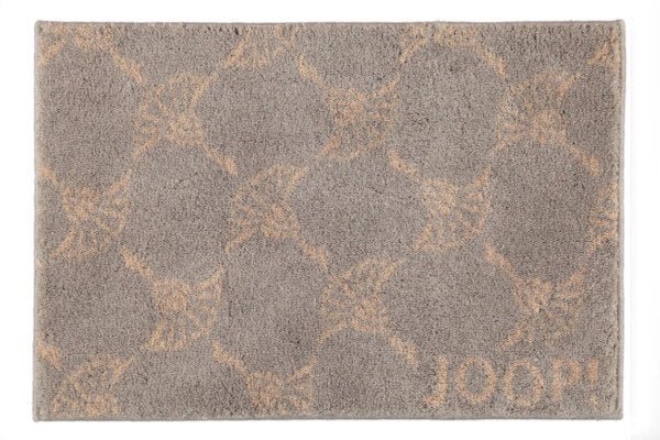 JOOP! New Cornflower Allover Badteppich, Graphit: Designer-Teppich für Ihr Badezimmer.