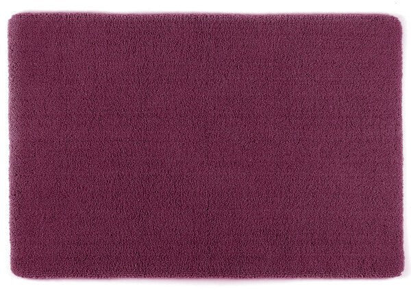 Badteppich/Badezimmerteppich Square in Berry von Rhomtuft, kräftige Farben für einen farblichen Akzent.