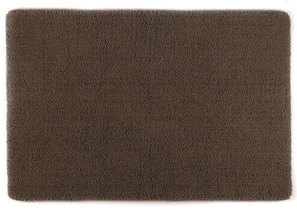 Badteppich/Badezimmerteppich Square in Mocca von Rhomtuft, warme Farben für ein gemütliches Bad.