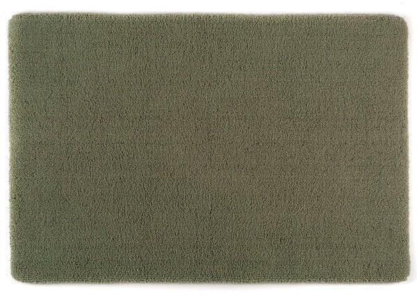 Rhomtuft Square Badteppich/Badezimmerteppich in Olive: Moderner Teppich für Ihr Badezimmer.