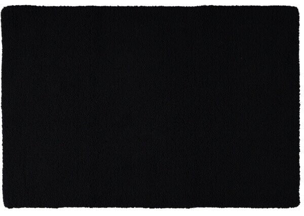 Badteppich/Badezimmerteppich Square in Schwarz von Rhomtuft, moderner Teppich für ein stilvolles Bad.