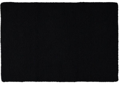 Badteppich/Badezimmerteppich Square in Schwarz von Rhomtuft, moderner Teppich für ein stilvolles Bad.
