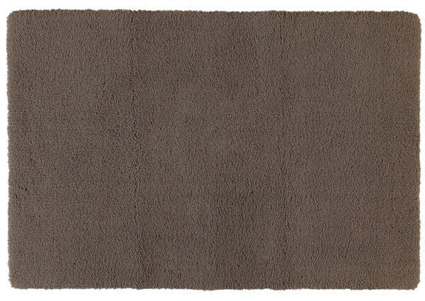 Badteppich/Badezimmerteppich Square in Taupe von Rhomtuft, moderner Teppich für ein stilvolles Bad.