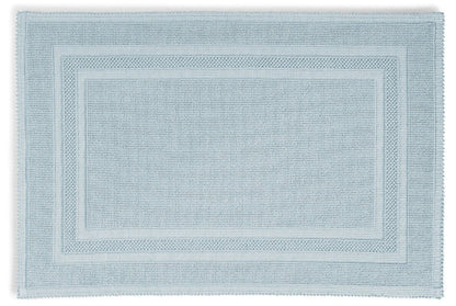 Badteppich/Badvorleger pflegeleicht Gala in Aquamarin, frische Farben für ein belebendes Bad.
