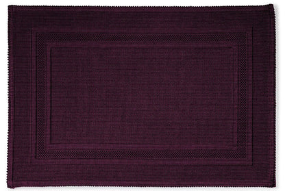 Badteppich/Badvorleger pflegeleicht Gala in Berry, kräftige Farben für einen farblichen Akzent.