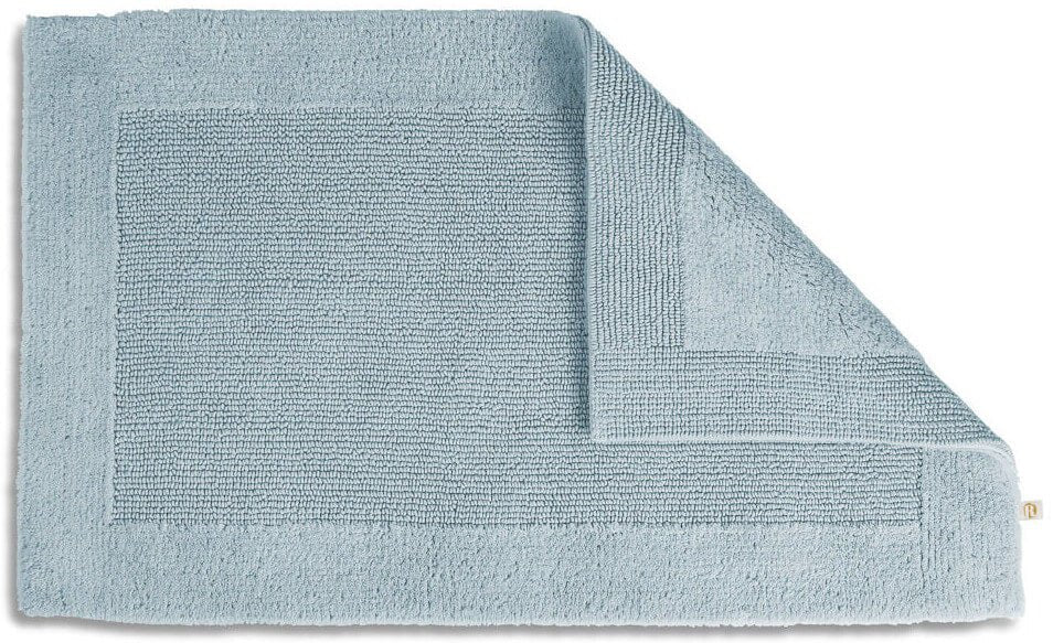 Badteppich Baumwolle hochwertig Prestige in Aquamarin von Rhomtuft, frische Farben für ein belebendes Bad.
