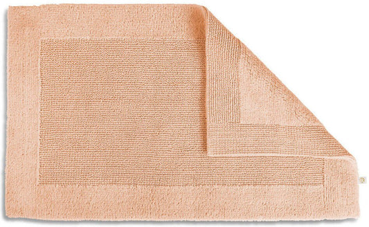 Badteppich Baumwolle hochwertig Prestige in Peach von Rhomtuft, sanfte Farben für ein harmonisches Bad.