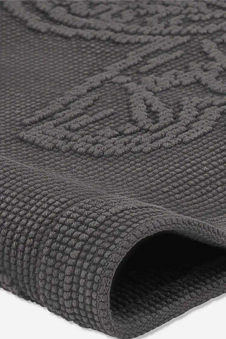 JOOP! Badteppich Paisley aus Baumwolle in Taupe – eleganter Badvorleger mit ausgefallenem Paisley-Muster
