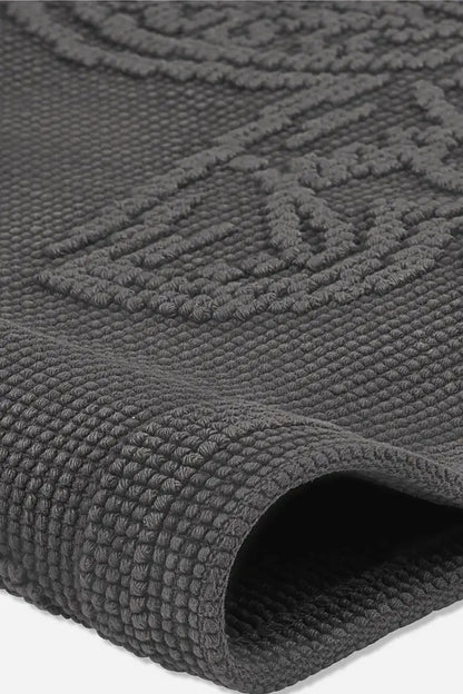 JOOP! Badteppich Paisley aus Baumwolle in Taupe – eleganter Badvorleger mit ausgefallenem Paisley-Muster