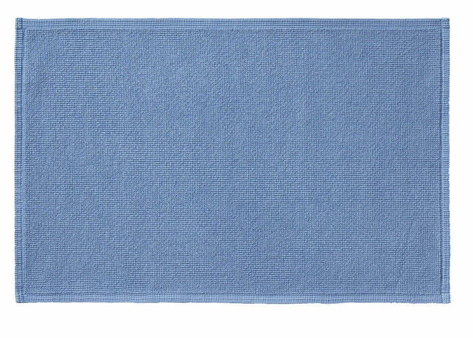 Badteppich/Duschvorleger Plain in erfrischendem Aqua, belebender und passender Vorleger für jedes Bad.