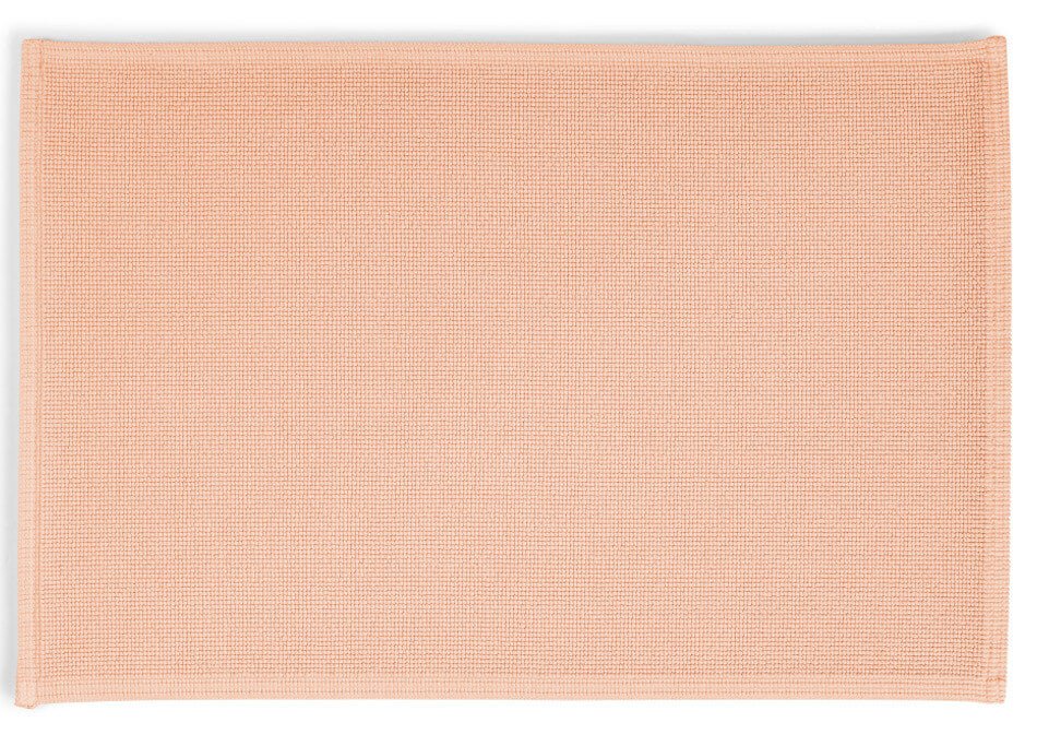 Badteppich/Duschvorleger/Vorleger Plain in Peach, sanfte Farben für ein harmonisches Bad.