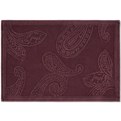 JOOP! Badvorleger mit Paisley-Muster in Mauve – ausgefallener Badezimmerteppich für ein modernes Bad