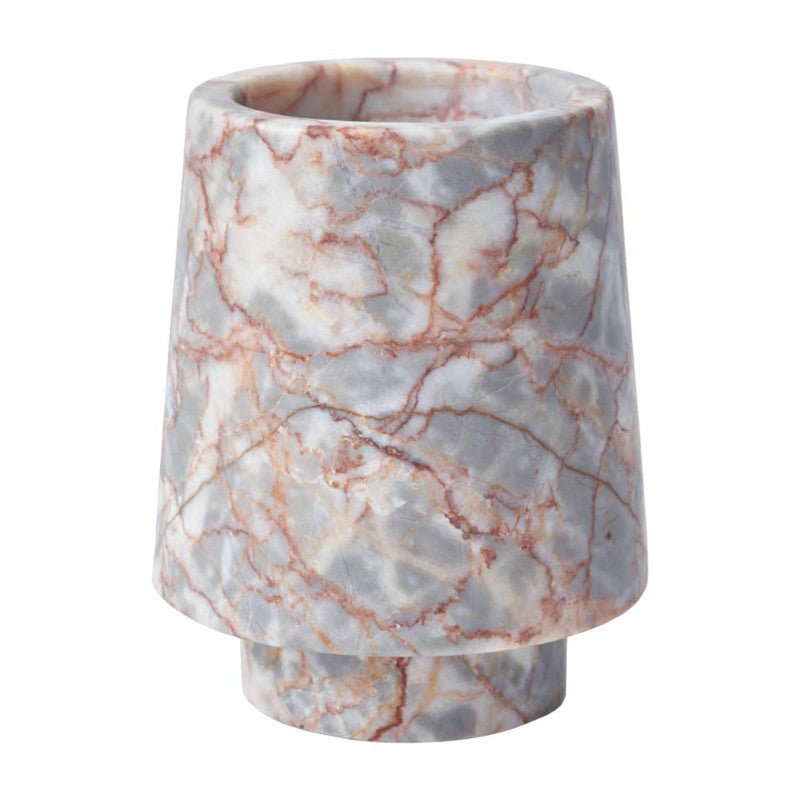Becher Zahnputzbecher aus Marmor in Creme Beige – Orion