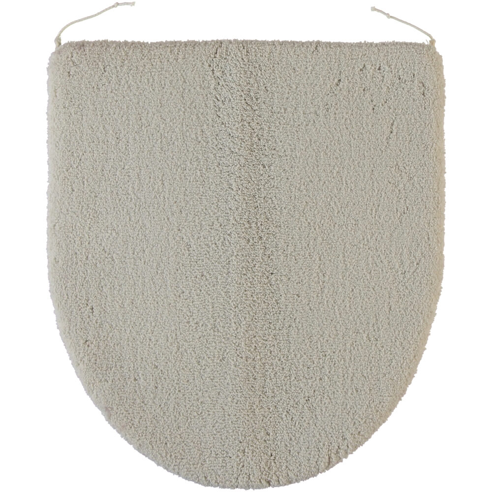 Rhomtuft Square Aspect Deckelbezug in Stone: Passender Bezug für Ihren Toilettendeckel.