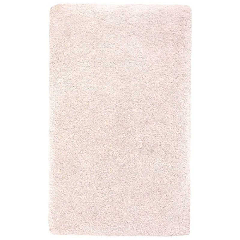 Flauschiger Badteppich Mauro in Cameo Altrosa von Aquanova – pflegeleichte Badezimmermatte mit weicher Oberfläche für ein stilvolles und modernes Badezimmer.