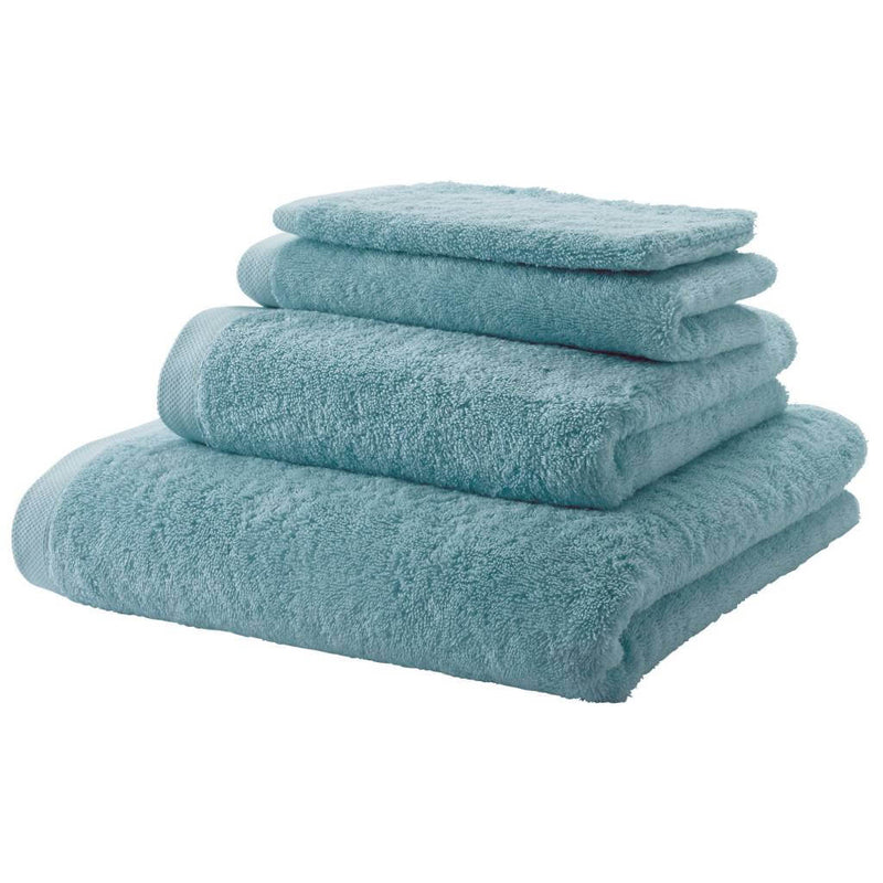 Weiche Handtücher London – 6er Set Gästetuch 30 x 50 cm / aqua