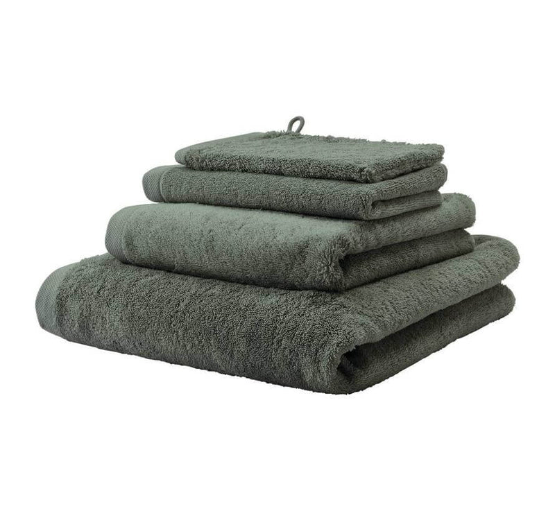 Weiche Handtücher London – 6er Set Gästetuch 30 x 50 cm / forest