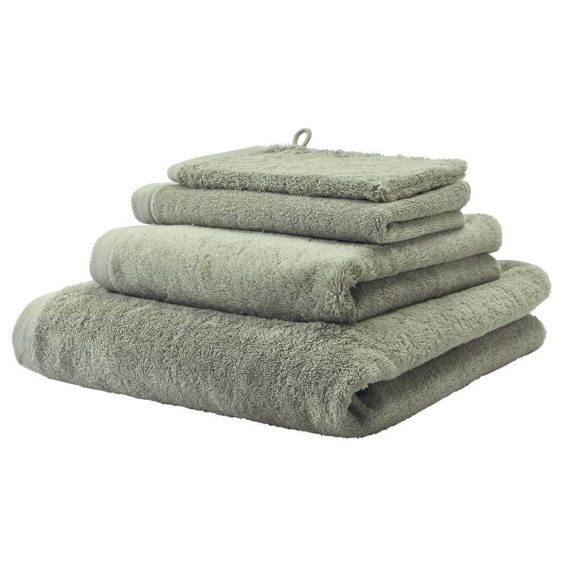 Weiche Handtücher London – 6er Set Gästetuch 30 x 50 cm / thyme