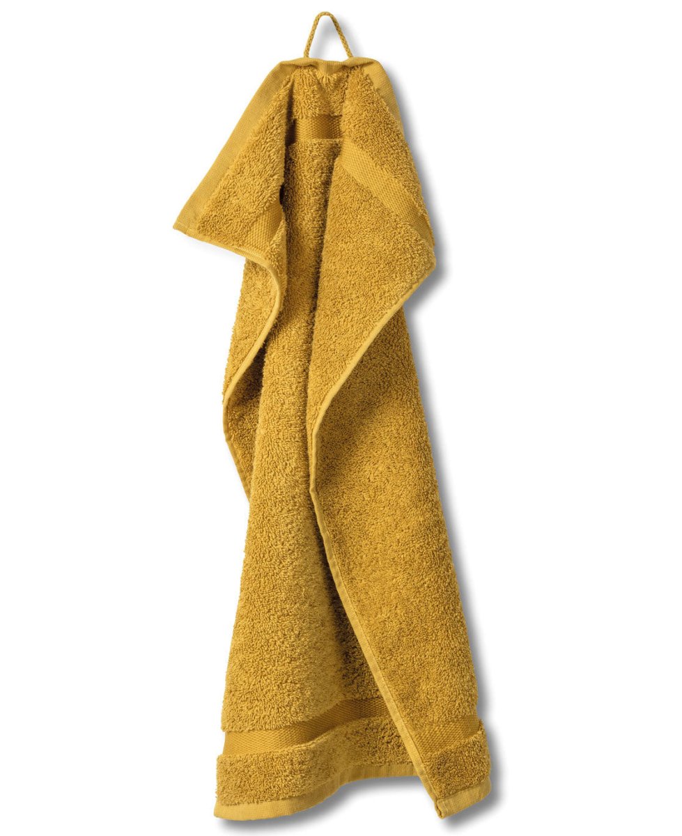 Handtuch Princess in Gold – weiches Frottee-Handtuch, luxuriöse Farbe fürs Badezimmer