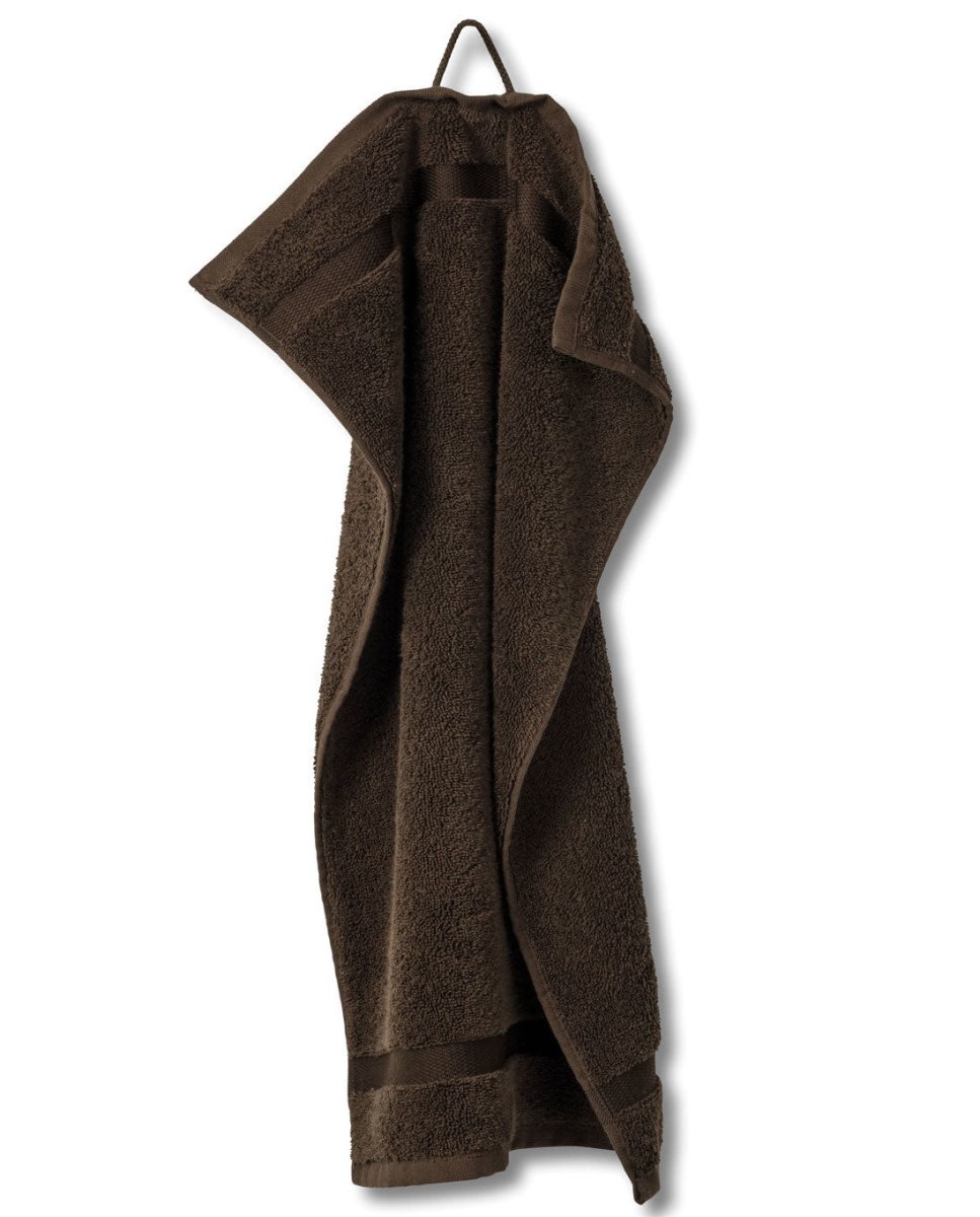 Handtücher kaufen, Princess Handtuch in Mocca (Braun/Dunkelbraun), warme Farben für ein gemütliches Bad.