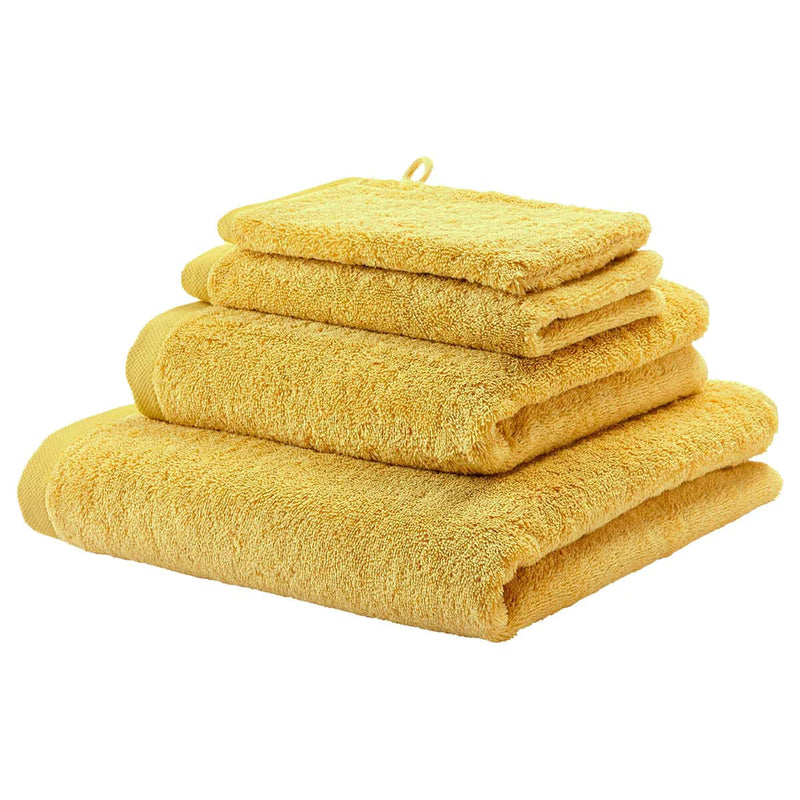 Weiche Handtücher London – 6er Set Gästetuch 30 x 50 cm / mimosa
