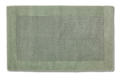 Hochwertiger Baumwoll-Badteppich Select in Jade Grün von Rhomyhome – weicher Badezimmerteppich in elegantem Grünton für ein modernes und stilvolles Bad.