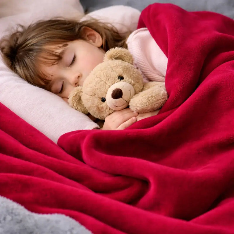 Warme Kinderdecke für Kinder zum Schlafen und Kuscheln