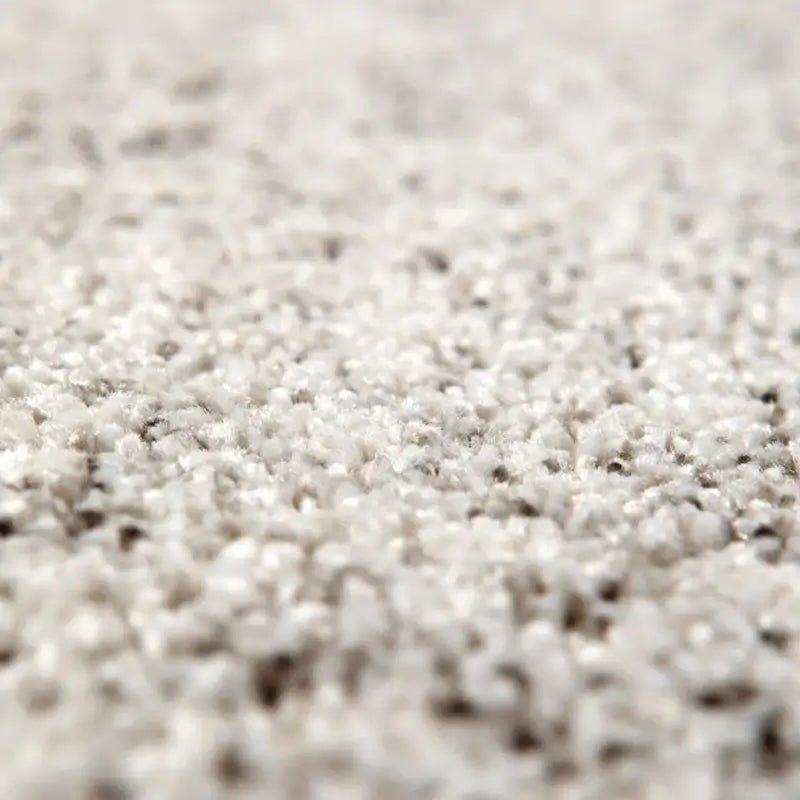 Detailaufnahme des Teppichs Abu mit feiner Polypropylen-Wolloptik.
